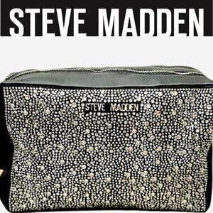 Steve Madden Rhinestone Double Zip Weekender